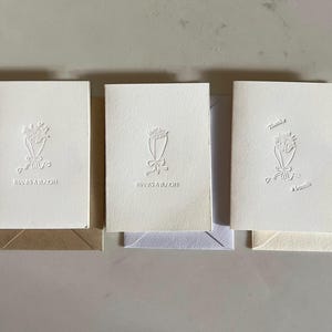 GRACIAS / Juego de tarjetas impresas con letras