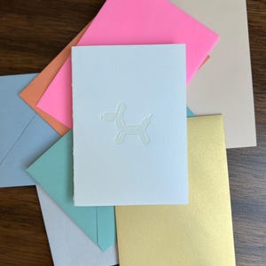 BALLOON ANIMAL | Letterpressed Card