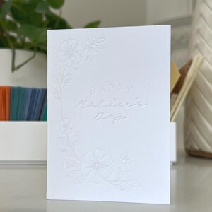 FÊTE DES MÈRES FLORAL | Carte typographique