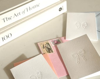 BOWS | Letterpressed Card Set
