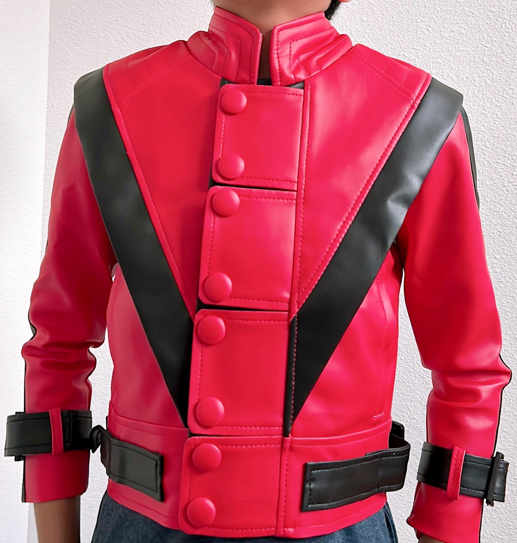 icon variant THRILLER　Lサイズ Thriller Red and Black MJ Jacket for Kids - Etsy