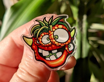 Wonkie acrylic pin! (AiryBEAST Pin "Wonkie" 2022 Design)