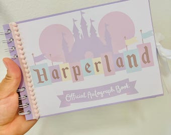 Pastel Parkland Autograph Book