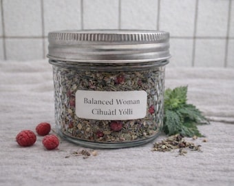 Women’s Wellness Tea | Hormone Balance Tea | Raspberry Leaf Tea | Womb Support Tea | Feminine Health | Herbal Tea| Balanced Woman Blend