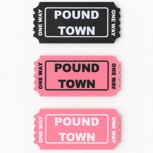 Pound Town Ticket 3 Pack – Adult Gag Gift – Funny Bachelor Party Favor – Joke for Him / Her – Naughty Stocking Stuffer – Spice Up Valentines