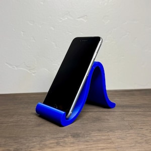 Modern Phone Stand Minimalist Office Decor Phone Holder for Desk iPhone Desk Organization Android Stand