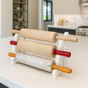 Countertop Rolling Pin Rack: Holds 3 Pins, Eco-friendly PLA - Etsy