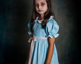 The Shining Twins Dress: Handmade Retro Horror Movie Cosplay