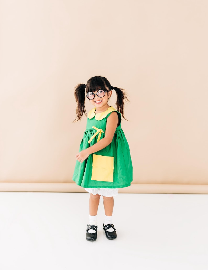 La Chilindrina Inspired Costume Dress: Handmade Cotton Cosplay Outfit ...