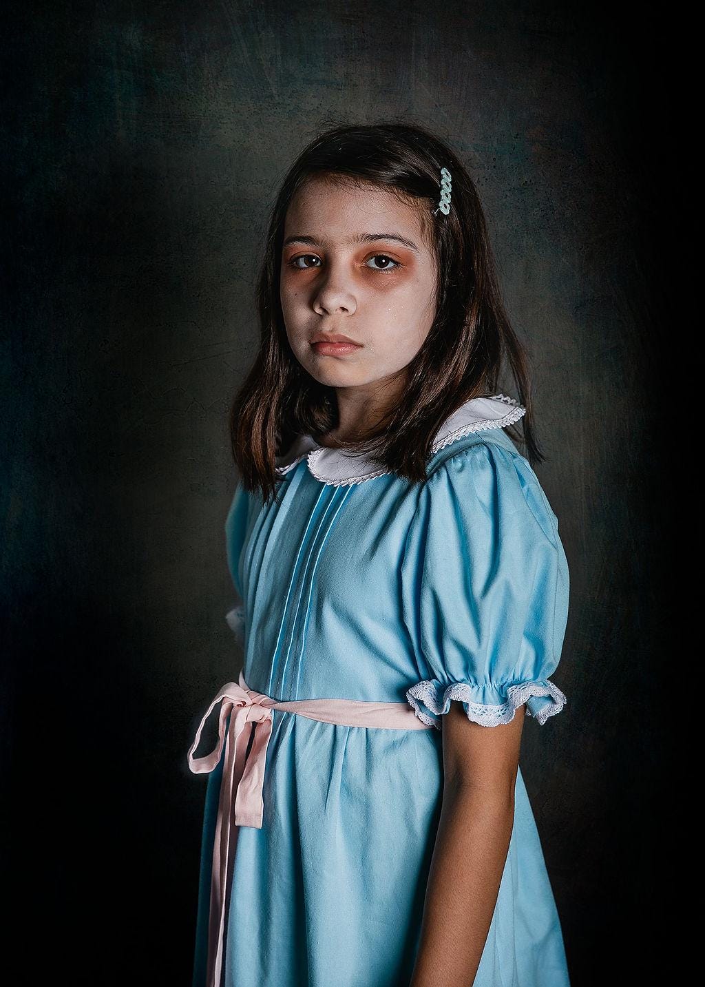 The Shining Twins Dress: Handmade Retro Horror Movie Cosplay