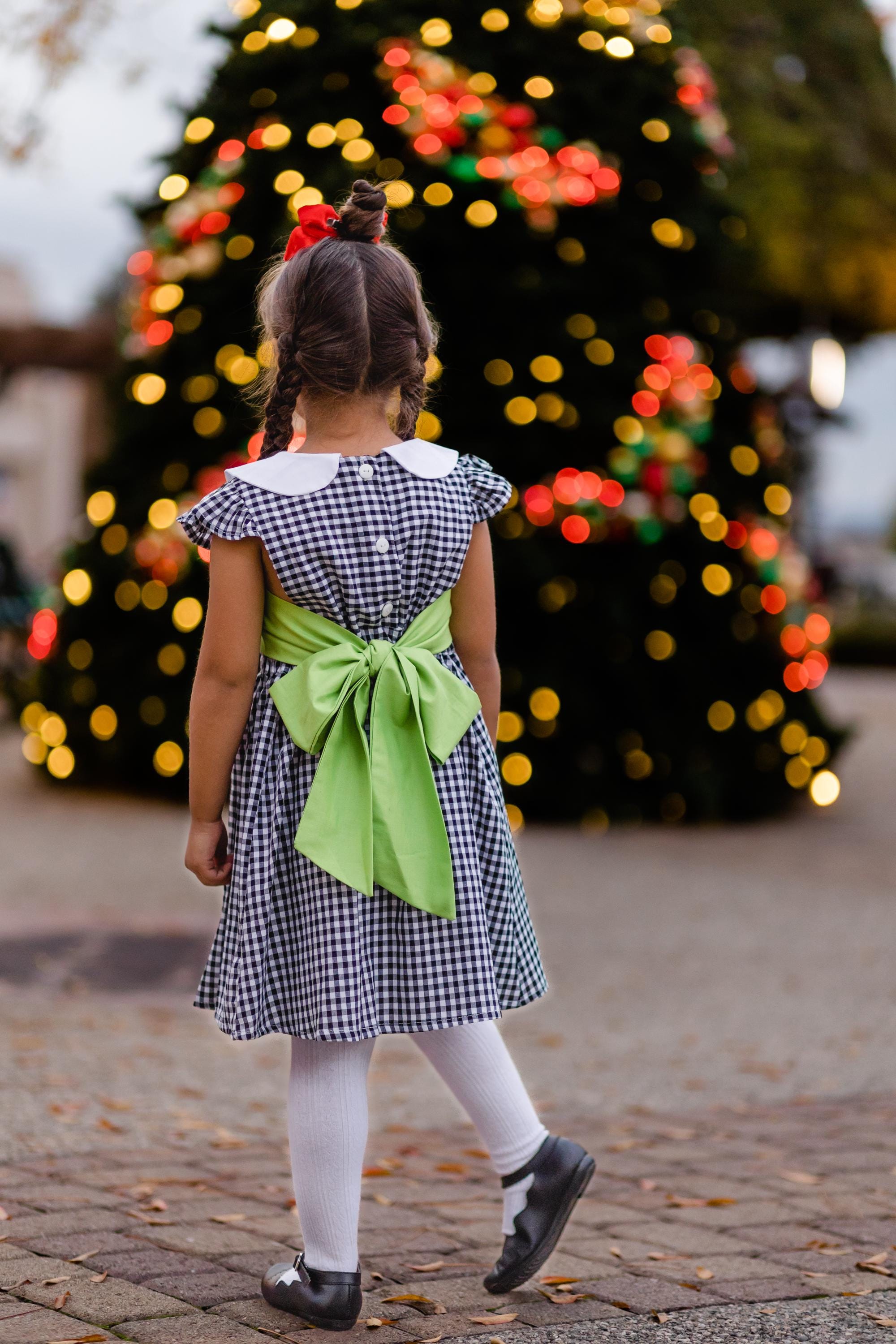 cindy lou christmas dress Handmade Who Inspired Dress: The Grinch Holiday Size:58 Long giftingpromo25 Claudia Black Lace Midi Candy cane Ideal for Christmas festivities