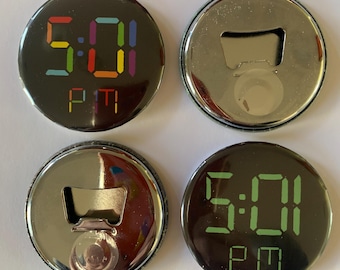 5:01 pm  Bottle Opener fridge magnet