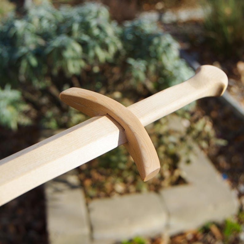 Rectangle Sword Solid Wooden Toy Sword | 27” Handmade | Kids Pretend Play & Costume ...