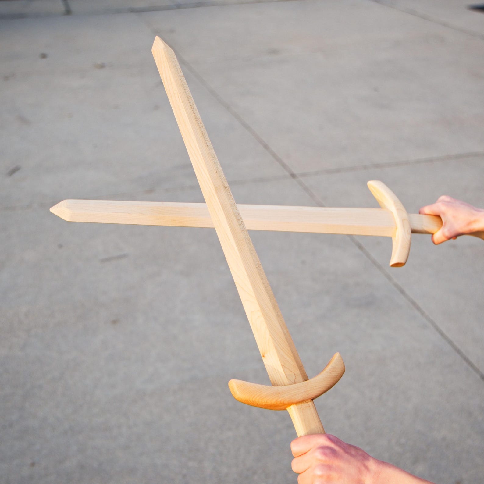 Solid Wooden Toy Sword | 27” Handmade | Kids Pretend Play & Costume ...