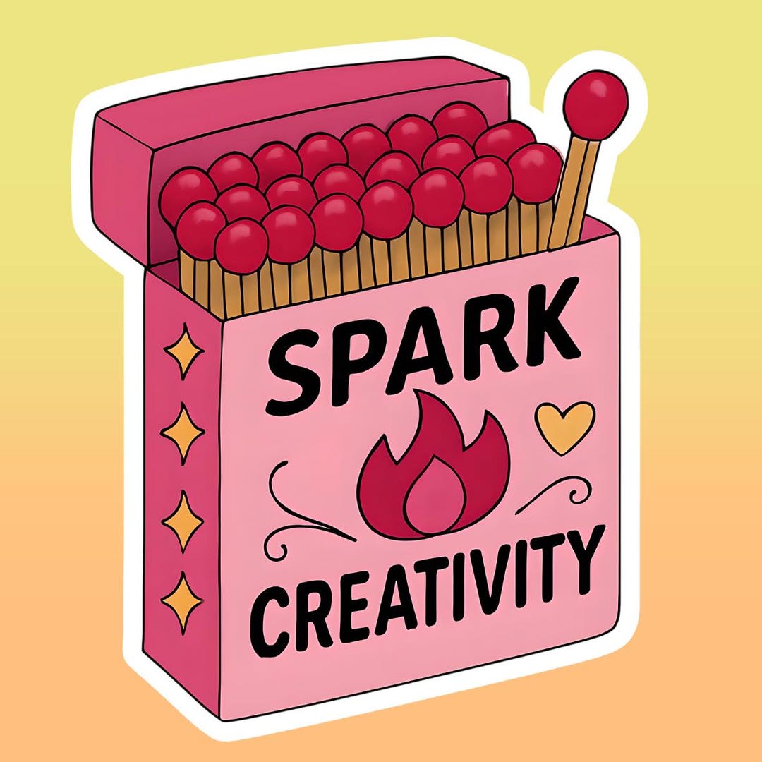 Spark Creativity Matchbox Sticker – Ready to Ignite Edition Junk ...