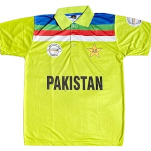 Personalized Imran Khan 1992 Cricket World Cup Champion Pakistan jersey polo shirt