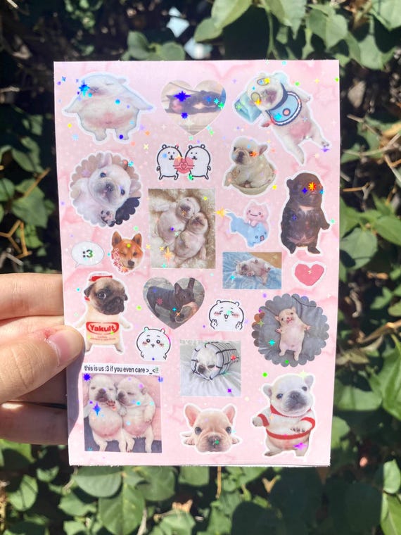 Pibble/Gmail French Bulldog Sticker Sheet