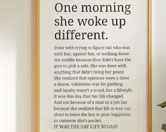 Feminist Inspirational Quote Print • Women Empowerment Wall Art • Strong Women Poster • Printable Decor