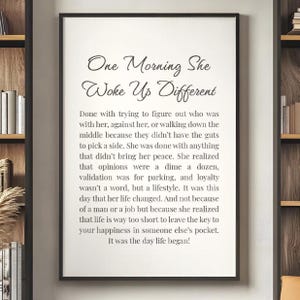 Feminist Quote Print: Woman Empowerment Wall Art (Digital Download)