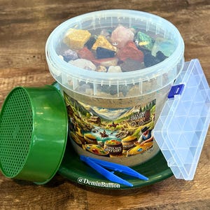 Treasure Hunter’s Paydirt Kit – 15lbs of Gem-Filled Adventure / Authentic Gem Mining Fun for All Ages!