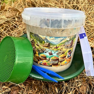 Guaranteed Gemstone Quest Kit – 15lb Crystal Panning Thrill for Kids & Adults