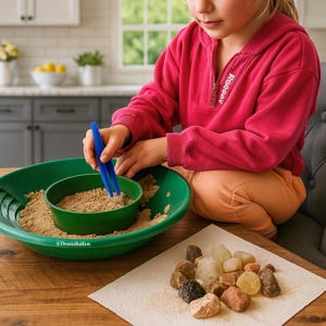 Outdoor & Indoor Gems Mining Fun – 10lb Paydirt Kit with Genuine Stones / Exciting Gem Mining Adventure – Perfect for Kids and Families!