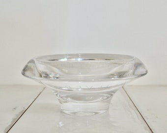 vintage 1979 dansk jubilee glass anniversary bowl / mcm glass bowl / JHQ jens h quistgaard