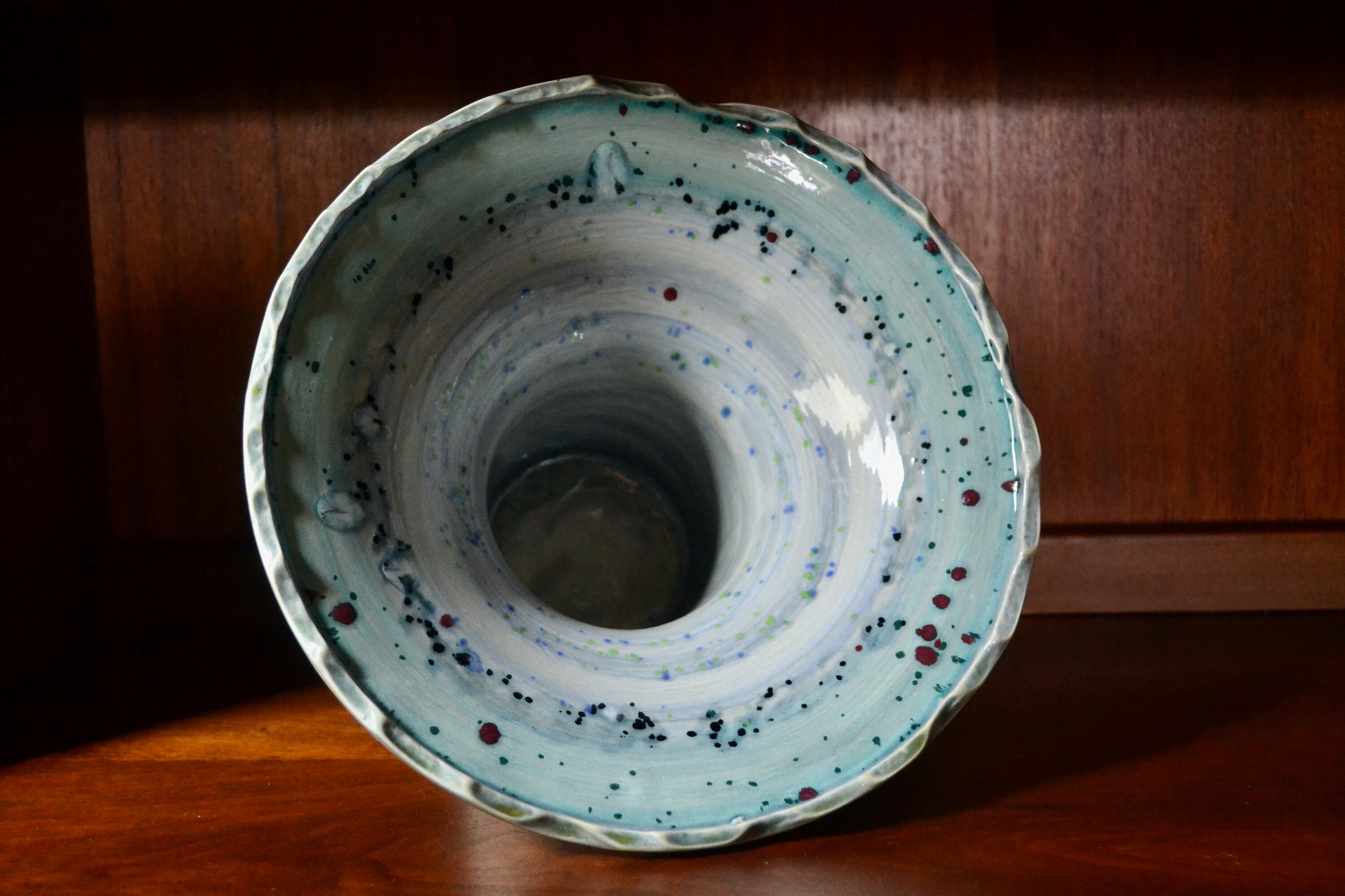 Vintage Ikebana Ware Pottery Vase / Midcentury Modern Pottery Etsy