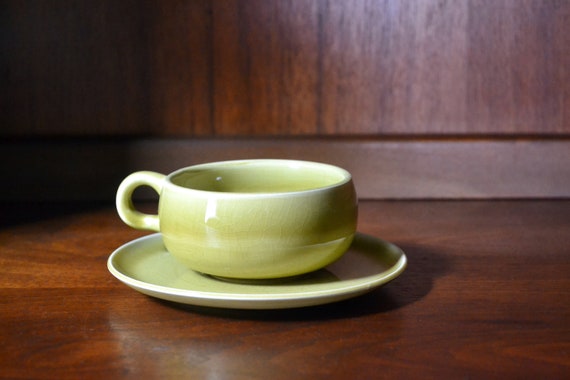 Iroquois Casual China Russel Wright Restyled Yellow CupRussel Wright Mid Century Modern Dinnerware