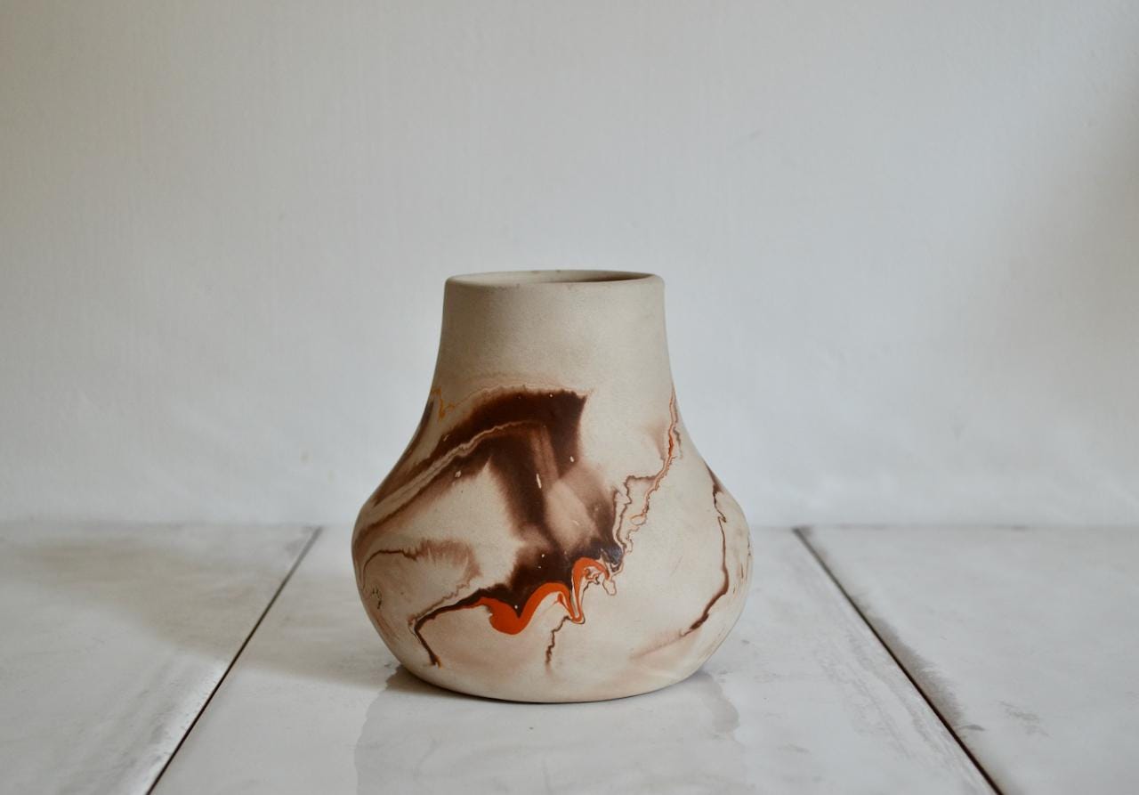 NEMADJI POTTERY ヴィンテージ 花器 アンティーク VINTAGE / 70's~ USA NEMADJI POTTERY VASE – LAFUNQUE