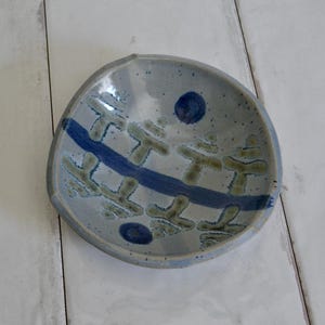 Handmade Studio Pottery Dish: Earth Tone Ceramic Decor