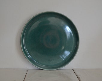 russel wright seafoam american modern by steubenville plate / post modern american kitchen / russel wright china