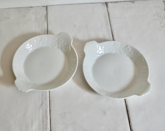 platos vintage dansk lierre sauvage limoges ivy augratin / decoración de cocina minimalista / platos para servir