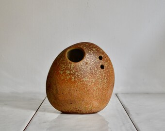 Vintage Tom McMillin California Pottery Vase – Midcentury Abstract Clay Art