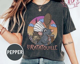La Ratatouille Comfort Colors Shirt: Remy Paris Bistro Tee