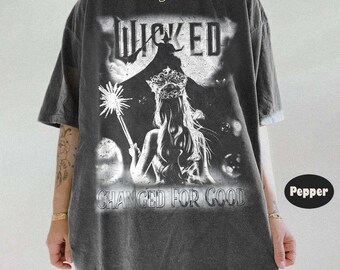 Retro Wicked Together We’re Unlimited Shirt, Wicked For Good Tee, Defy Gravity Broomstick Magic Wand Shirt, Wicked The Musical, Wizard Movie