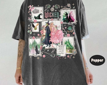 Retro böse Veränderung für guten Komfort Farben Shirt, Zauberer von OZ Shirt, Elphaba und Glinda Coquette Shirt, böse Musical Film Fan Geschenke