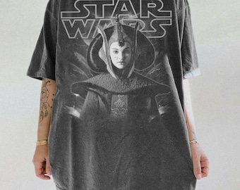 Vintage Queen Padme Amidala Comfort Colors Shirt, Star Wars Day T-shirt, May The Force Be With You, Galaxy's Edge Trip, Hollywood Studios