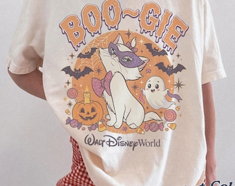 Vintage Boo-Gie Marie Halloween Shirt, The Aristocats Halloween Shirt, Cute Disney Halloween Marie Spooky Kitten, WDW Disneyland Halloween