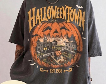 Comfort Colors® Halloweentown Est 1998 Shirt, Halloweentown University, Retro Halloweentown Shirt, Cute Fall Shirt, Halloween Graphic Tee