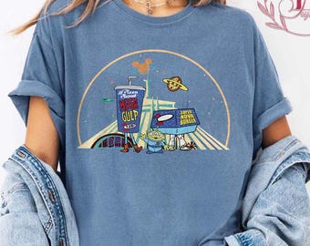 Toy Story Comfort Colors Shirt, Pizza Planet Toy Story Shirt, Toy Story Land Shirt, Disney Toy Story Aliens Shirt, WDW Family Trip 2025 Tee
