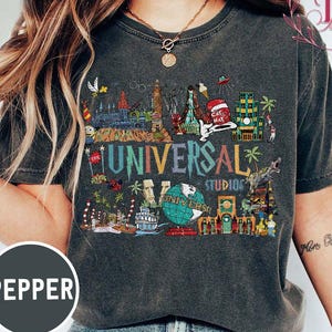 Vintage Retro Universal Studios Comfort Colors Shirt, 2025 Vacation Shirt, Universal Florida Shirt, Universal Family Trip