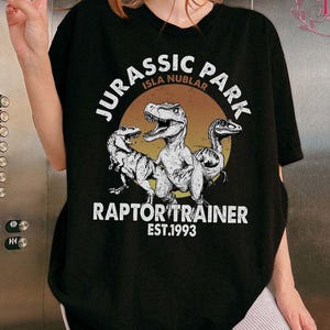 Vintage Jurassic Park Comfort Colors Shirt, Jurassic World Shirt, Jurassic World Rebirth Shirt, Raptor Trainer Tee, Isla Nublar Dinosaur Tee