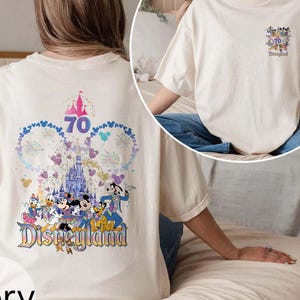 Disneyland 70th Anniversary Comfort Colors Shirt, Mickey & Co Matching Shirt, Disneyland Resort Shirt, 70th Birthday Shirt, Family Vacation