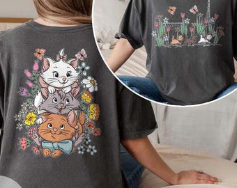 Disney The Aristocats Comfort Colors Shirt, Marie Toulouse Berlioz Cats Shirt, Cats Paris Shirt, Disney Cats Shirt, Disneyland Trip Shirt