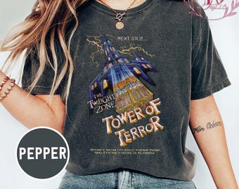 DISNEY tower of terror tシャツ Vintage Tower of Terror Shirt, Disney Rides Shirt, Disneyworld
