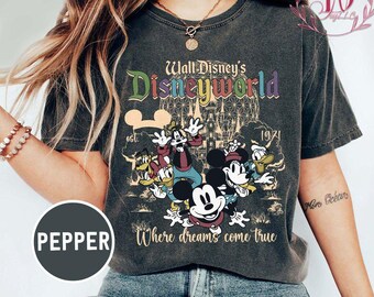 Vintage Disneyworld Comfort Colors Tee: Est 1971 Familienurlaub