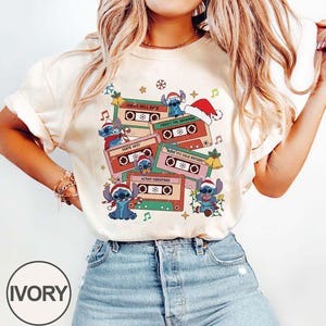 Retro Merry Stitchmas Shirt, Stitch Christmas Shirt, Disney Christmas Shirt, Christmas Shirt for Kid, Disneyland Christmas, Christmas Gift