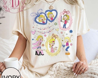 Koszulka Coquette Bows z akwarelowymi kokardkami Disney Lizzie McGuire Comfort Colors, słodka Lizzie – oto, z czego zrobione są marzenia, wycieczka dla dziewczyn do Disneylandu WDW