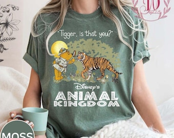 Tigger Pooh Animal Kingdom Shirt: Comfort Colors Family Vacation Gift